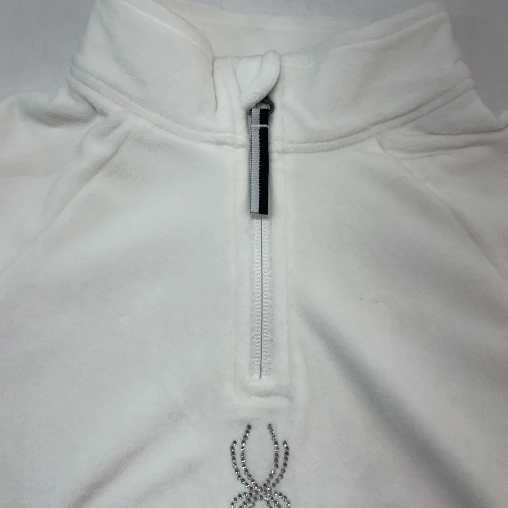 SPYDER Shimmer Bug 1/2 Zip Mid-Layer Top Girl’s Size Small MSRP$65 NWT - Picture 3 of 7